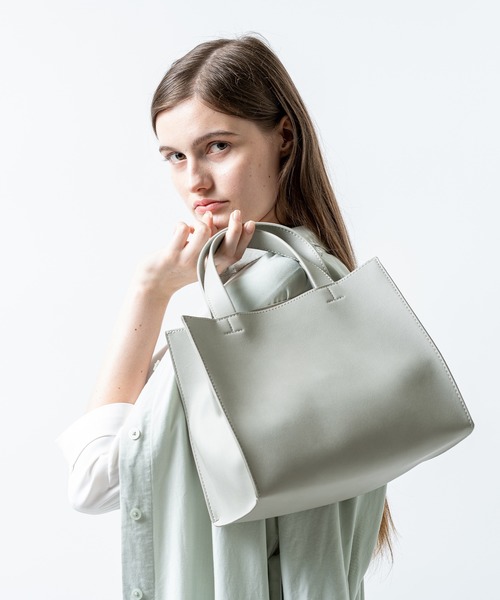 セール】PU(合成皮革) スクエア 高見え ミニ トートバッグ（トート