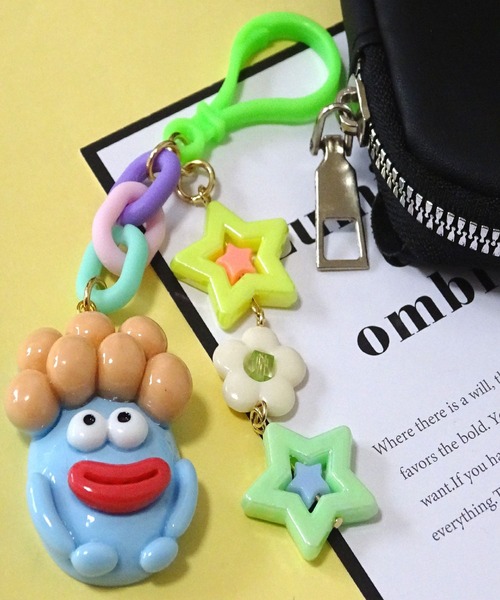 soill】へんてこな可愛いモンスターの大きめキーホルダーorバック