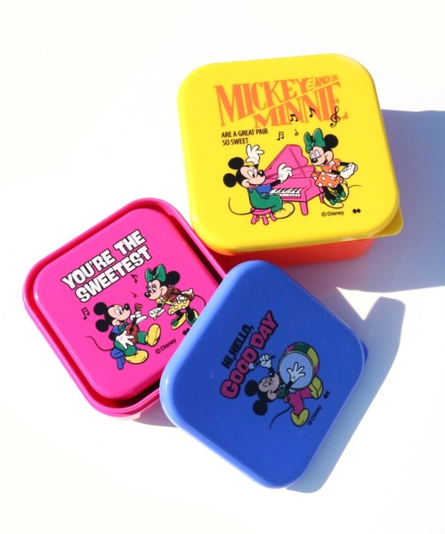 DISNEY/ディズニー〉SEALED LUNCH BOX SET 3P/シール容器 ランチ