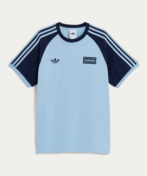 adidas Originals × Oasis ツアースリーストライプス Tシャツ