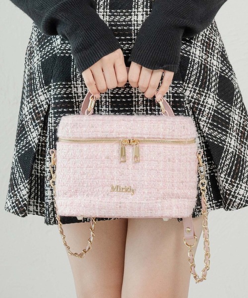 apres jour×Miridy】ツイードバニティバッグ（ショルダーバッグ