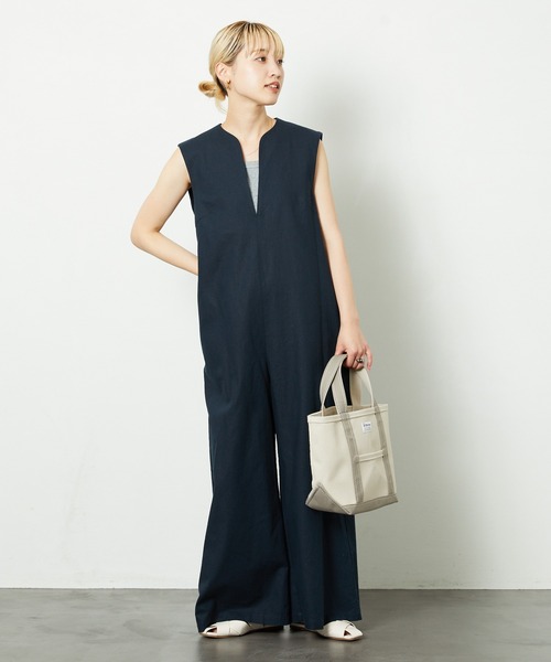 Vネックオールインワン（つなぎ/オールインワン）｜FREAK'S STORE