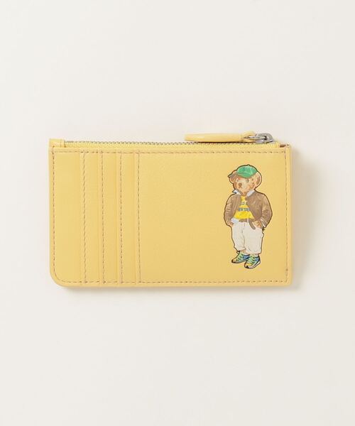 Polo ベア レザー ジップ カード ケース（カードケース）｜POLO RALPH