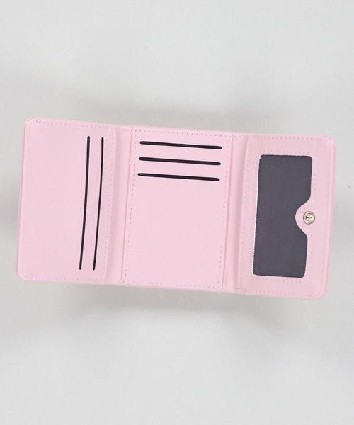 SPINNS（スピンズ）の「チェリーデザイン 合皮三つ折りミニウォレット