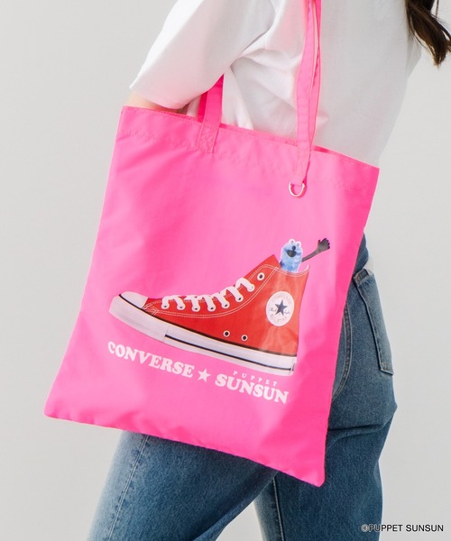 CONVERSE/コンバース】SUNSUN FLAT TOTE BAG パペットスンスン コラボ