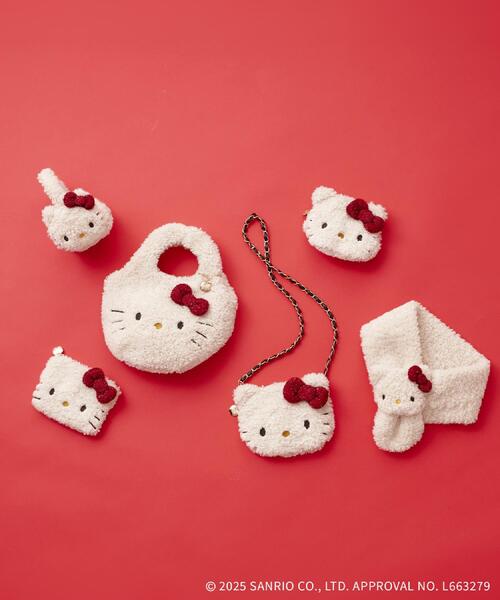セール】【ハローキティ】フェイス型ふわふわポーチ（ポーチ）｜OPAQUE