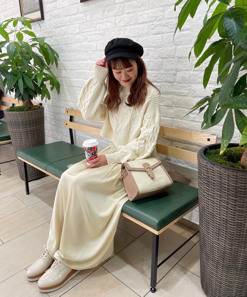 セール】ニットセットキャミワンピース（ワンピース）｜one after