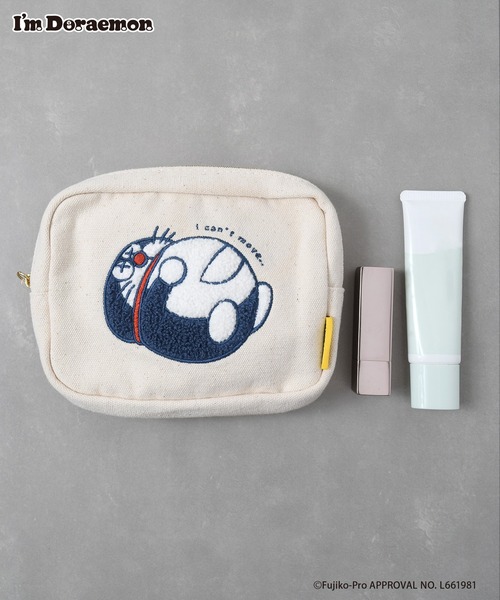 I'M DORAEMON/【WEB限定】サガラ刺繍ボックスポーチ（ポーチ