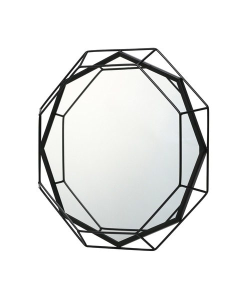 リナ ウォールミラー ブラック（ミラー）｜Francfranc（フランフラン