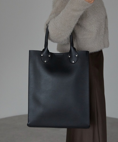 セール】【ポートジュール】 レザー クラシック縦型トートバッグ