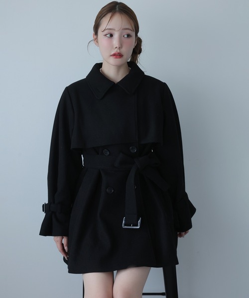 セール】【今すぐお届け！】サイズ展開あり/2way/スタンドカラーミドル