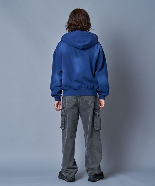 新色追加【sqnz（エスキュンズ）】sqnz washed wappen zip p/k