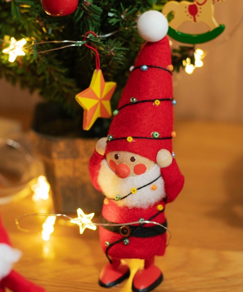 オブジェ 置物 Nordika Nisse ノルディカ ニッセ 人形 電飾にからまる