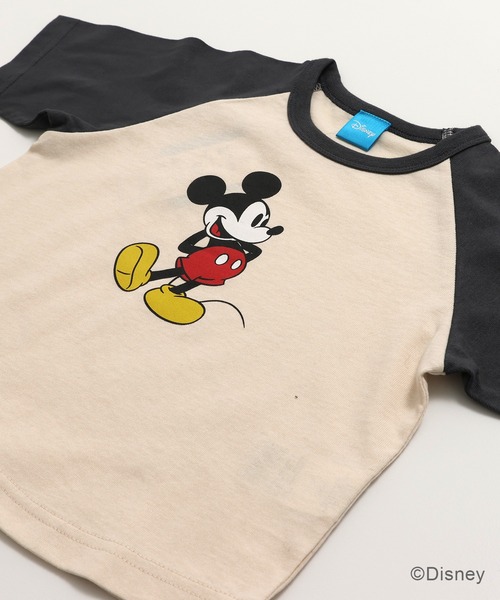 セール】〈ディズニー〉ミッキーマウス/ラグラン半袖Tシャツ（Tシャツ