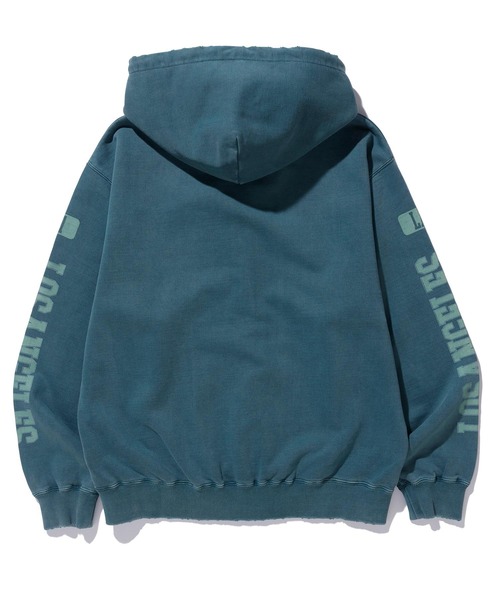XLARGE（エクストララージ）の「COLLEGE LOGO PIGMENT DYED ZIP UP