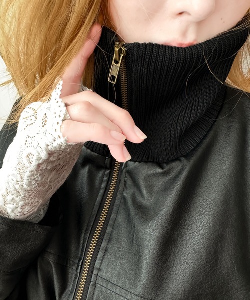 セール】《Javaジャバコラボ》洗練された大人スタイル。ショート丈リブ