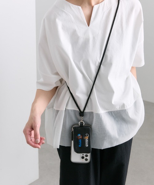 PEZ(ペッツ) ×ear】WEB限定/牛革/カードケース/スマホショルダー