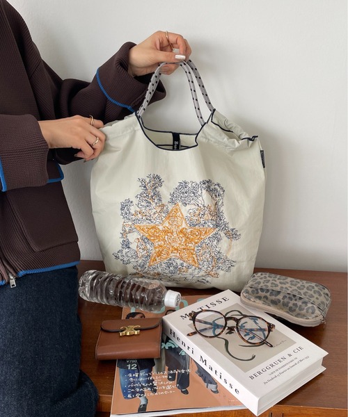 セール】デザイン 刺繍 マーケット トートバッグ（トートバッグ
