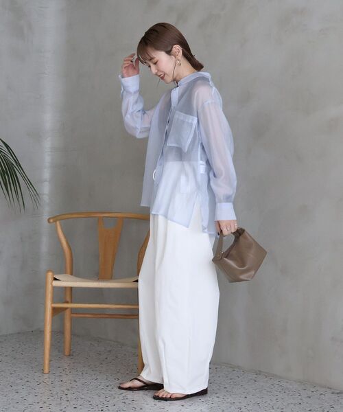 セール】バックタックシアーシャツ（シャツ/ブラウス）｜AMERICAN