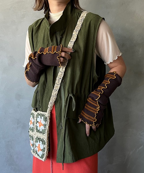 kutir（クティール）の「【新色追加】リメイクライクアームウォーマー