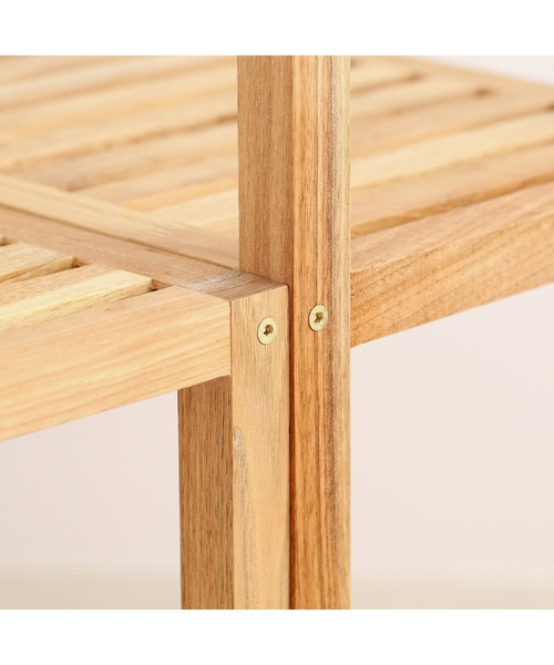 W650xH490】ミン シェルフ ワイド SS ナチュラル（家具）｜Francfranc