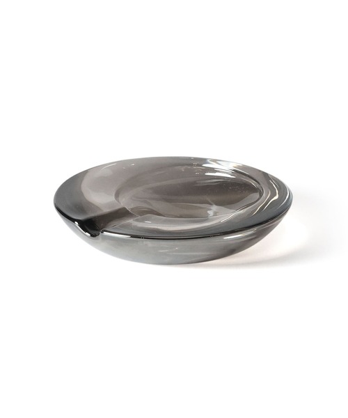 GLASS ASHTRAY グラス アッシュトレイ トレー 灰皿 ガラス クリア (S