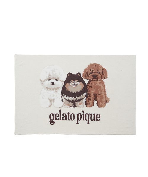 gelato pique（ジェラートピケ）の「パウダーDOG3柄ジャガード
