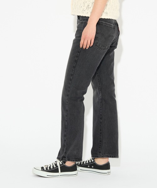 セール】Levi's/リーバイス MIDDY ANKLE ブーツカット ブラック PLAY