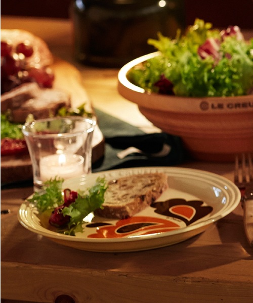 Le Creuset（ルクルーゼ）の「ラウンド・プレート LC 19cm ピーコック