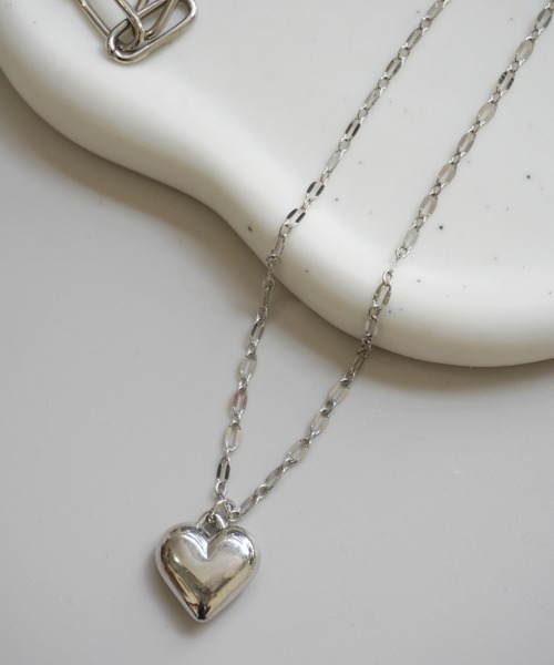 ぷっくり ミニハート ネックレス_（ネックレス）｜Port（ポート）の