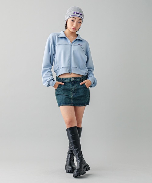 X-girl（エックスガール）の「COMPACT ZIP UP TOP（ジャージ）」 - WEAR