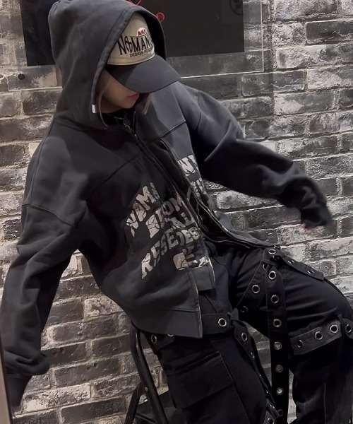 A'GEM/9 × .kom 『NOMANUAL/ノーマニュアル』D.F.L HOODIE ZIPUP/D.F.L