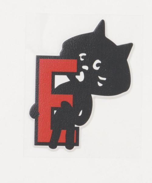 にゃー（ニャー）の「(L)アルファベットにゃーシール（ステッカー