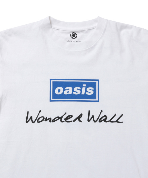 OASIS×ADAM ET ROPE'】SONG LYRICS T-shirt/UNISEX（Tシャツ
