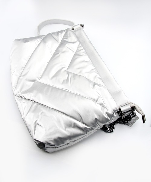 Narcissus（ナルシス）の「【RagsUnite】シルバーキルティングバッグ