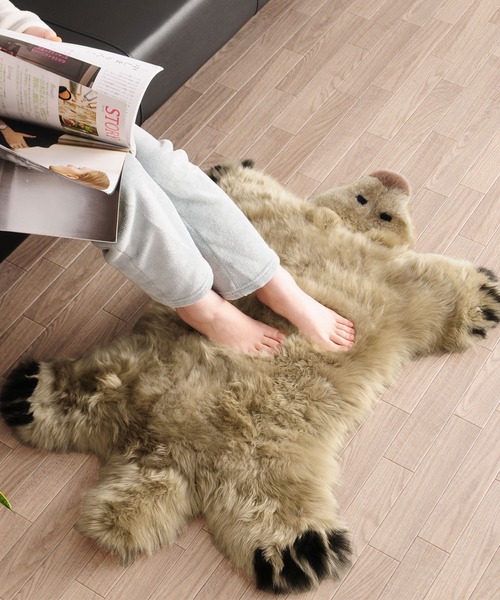 ムートンファーシロクマラグ（ラグ/マット）｜sankyo shokai