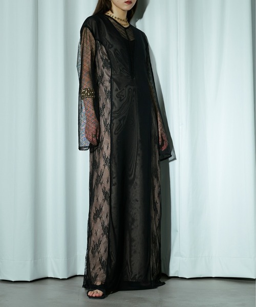 Ezick（エジック）の「Lady tulle switch レースドレス（ドレス）」 - WEAR