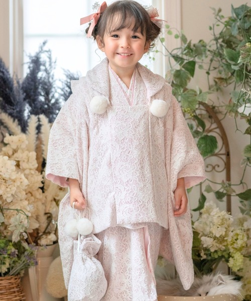 セール】七五三3点セット 被布・着物・肌襦袢（着物）｜Catherine