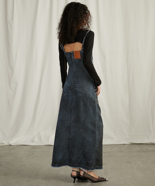 セール】2WAYラメデニムワンピース / 2WAY Glitter Denim Onepiece