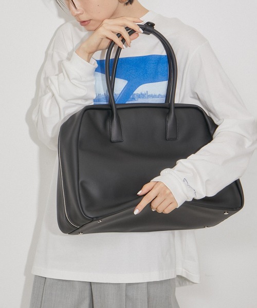 サステナブル】ラウンドビッグボストンバッグ（ボストンバッグ）｜ADAM