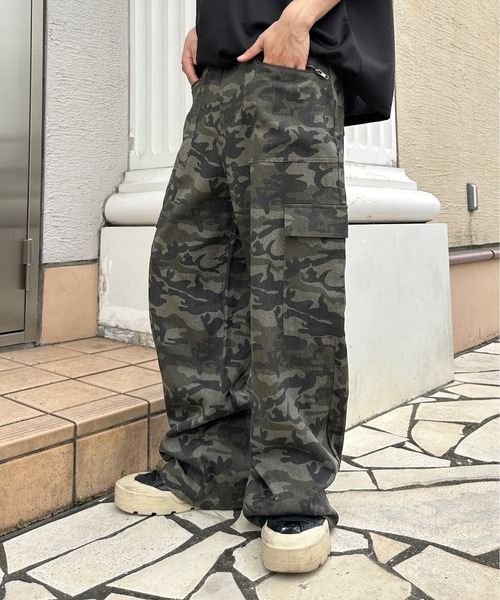 ファスナーポケット柄カーゴパンツ（カーゴパンツ）｜sedacle