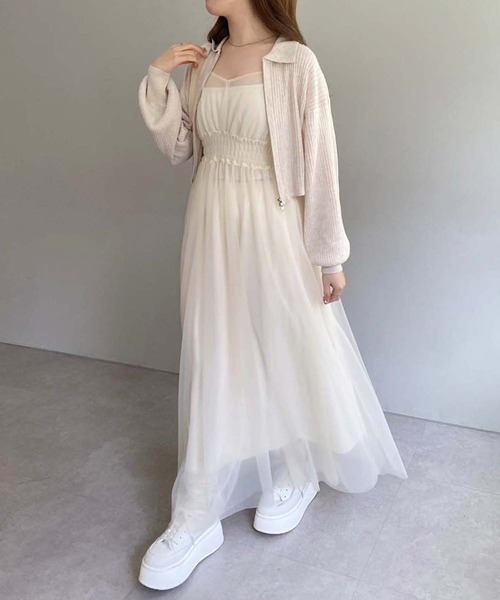 セール】マルチウェイ/ダブルジップニット+ワンピースセット