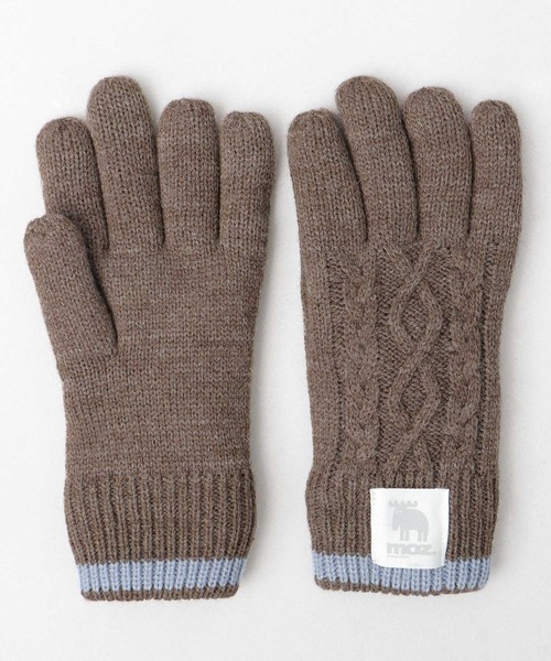 セール】ケーブル編みニット 5本指 グローブ（手袋）｜moz（モズ）の