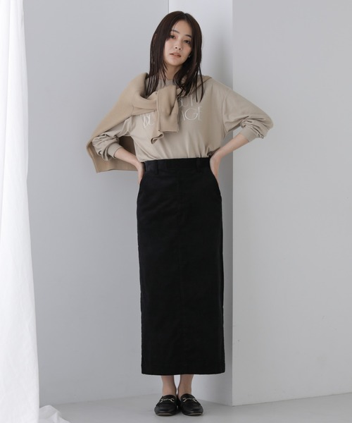 ZOZO限定】14Wコーデュロイローライズタイトスカート（スカート