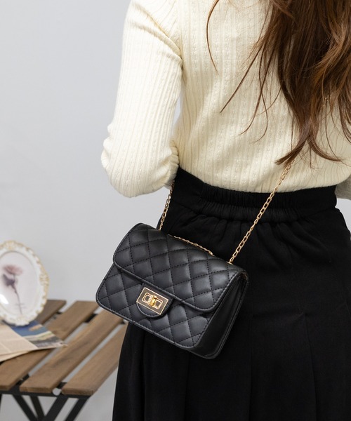 セール】キルティングチェーンショルダーBAG（ショルダーバッグ