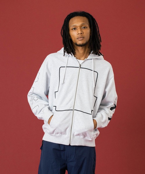 SPEED ZIP UP HOODED SWEATSHIRT（パーカー）｜XLARGE（エクストラ