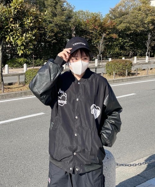 セール】オーバーサイズ ハートロゴ ビッグシルエット ルーズ