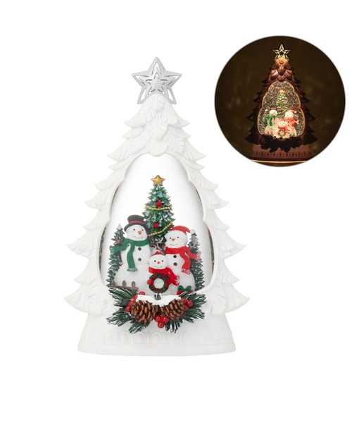 スノードーム ツリー スノーマン XL（インテリア雑貨）｜Francfranc