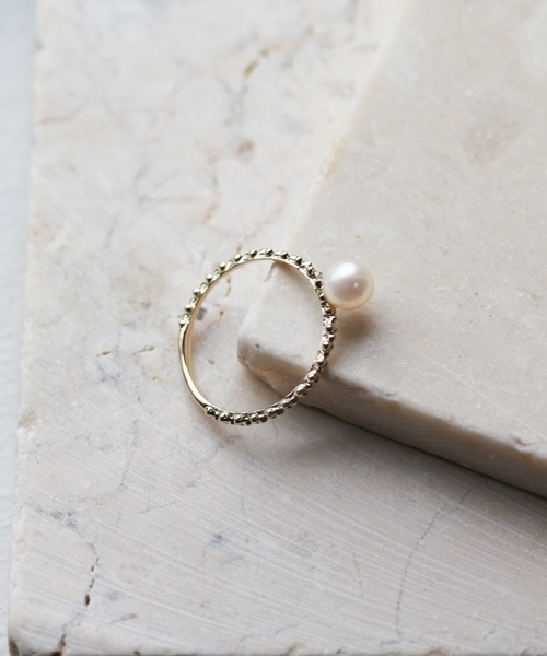 パール リング | K10YG（リング）｜cui-cui（キュイキュイ）の