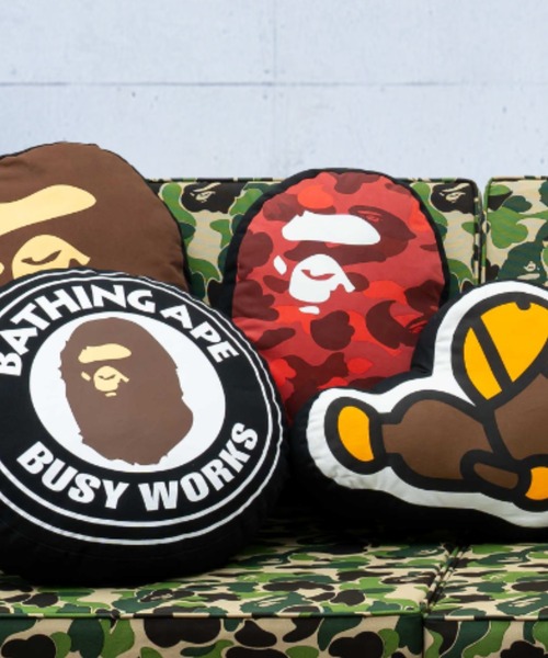 COLOR CAMO APE HEAD CUSHION M（クッション/クッションカバー）｜A